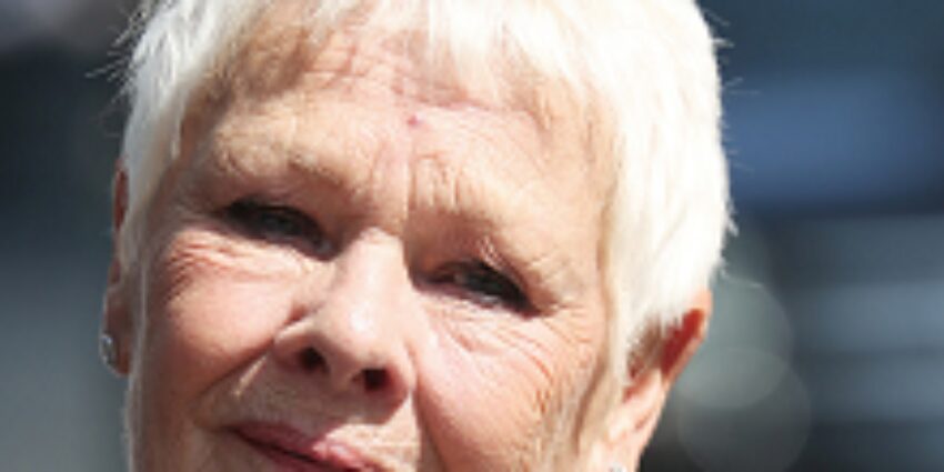 Judi Dench films in London this month