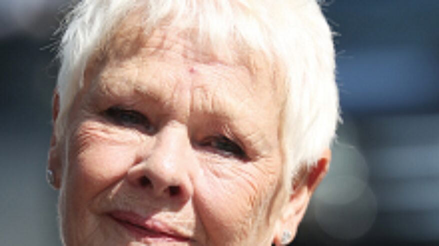 Judi Dench films in London this month