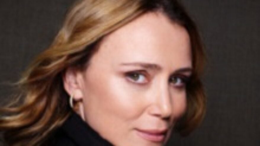 Keeley Hawes films Midwich Cuckoos in London