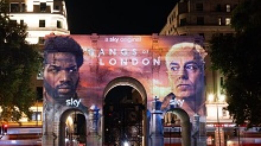 Large-scale guerrilla projection campaign launches Gangs of London S2