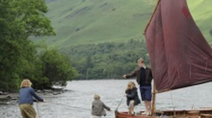 On set with Swallows and Amazons