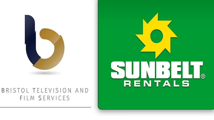 Logos of BTFS and Sunbelt Rental side by side