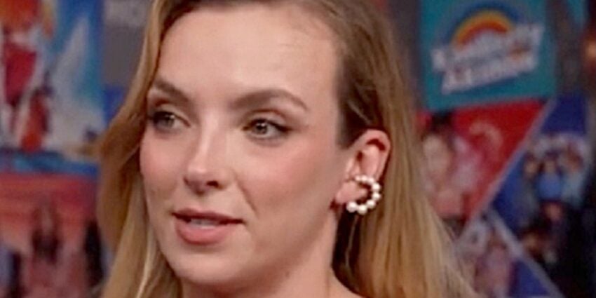 Actor Jodie Comer seen close-up