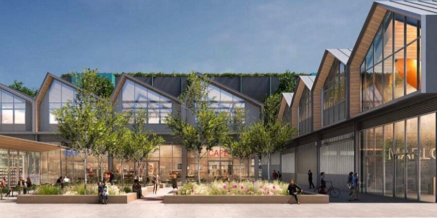 CGI image of the planned Marlow Film Studios