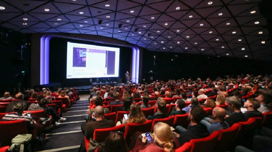 Packed auditorium