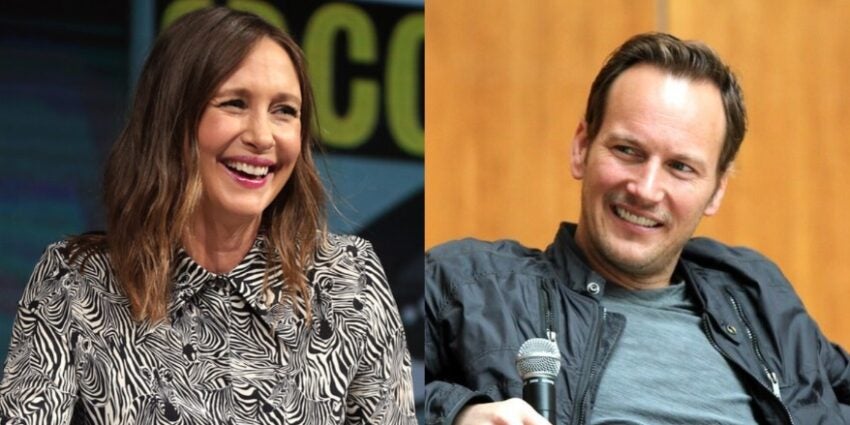 Patrick Wilson & Vera Farmiga, image credits Montclair Film and Gage Skidmore via CC Images licence 2.0