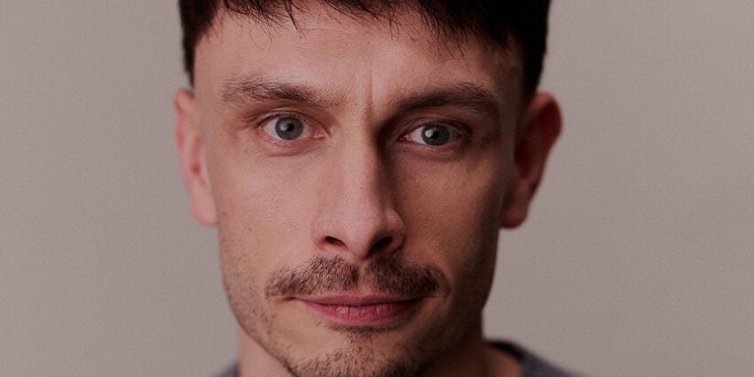 Close-up of actor and writer Richard Gadd with a grey sweater visible