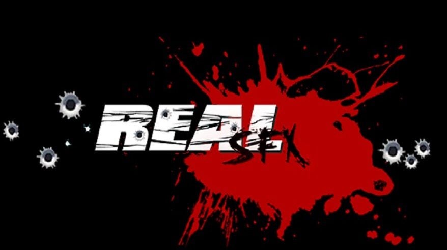 Red, black and white logo for RealSFX