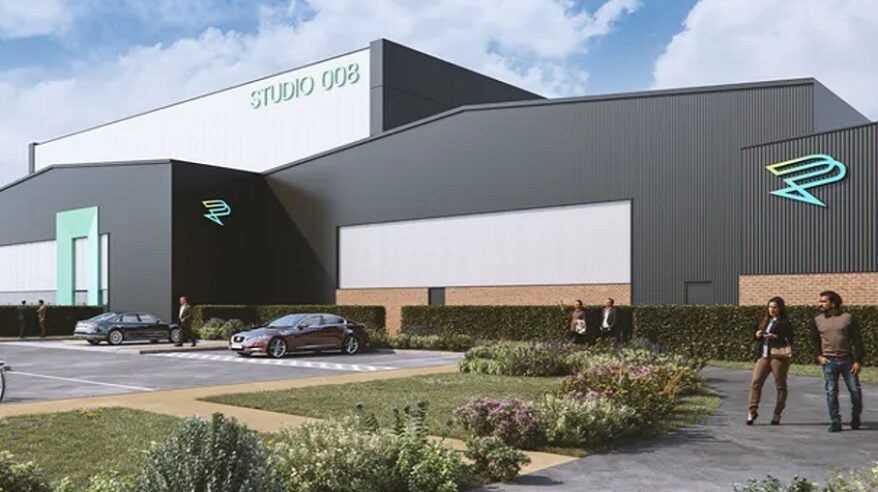 CGI image of Production Park Studios in Yorkshire