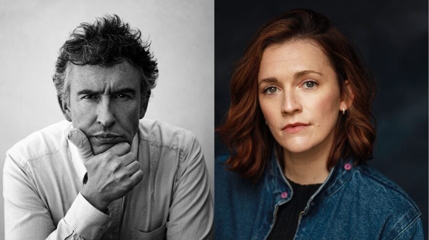 Steve Coogan (image credit Thomas Haisne), and Charlotte Ritchie (Matt Nalton), via Netflix press