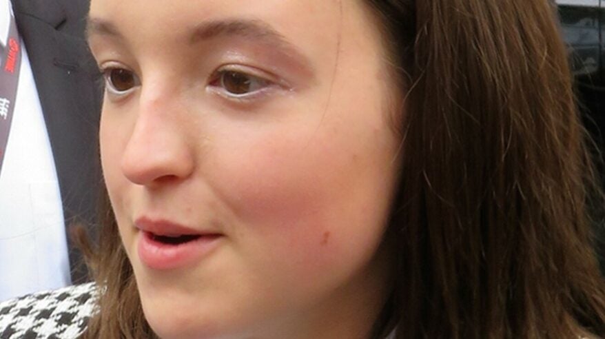 Close up of actor Bella Ramsey