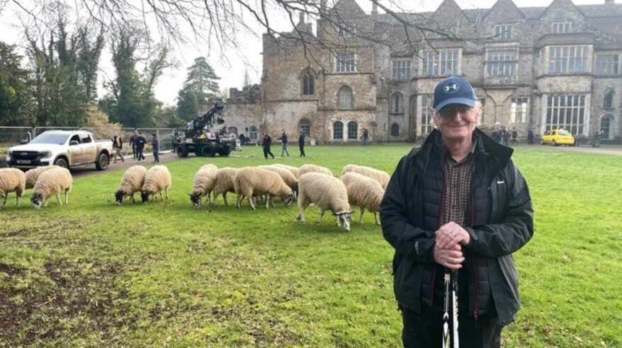 Supervising sheep on Ladies First 2025, image via Gerry Cott