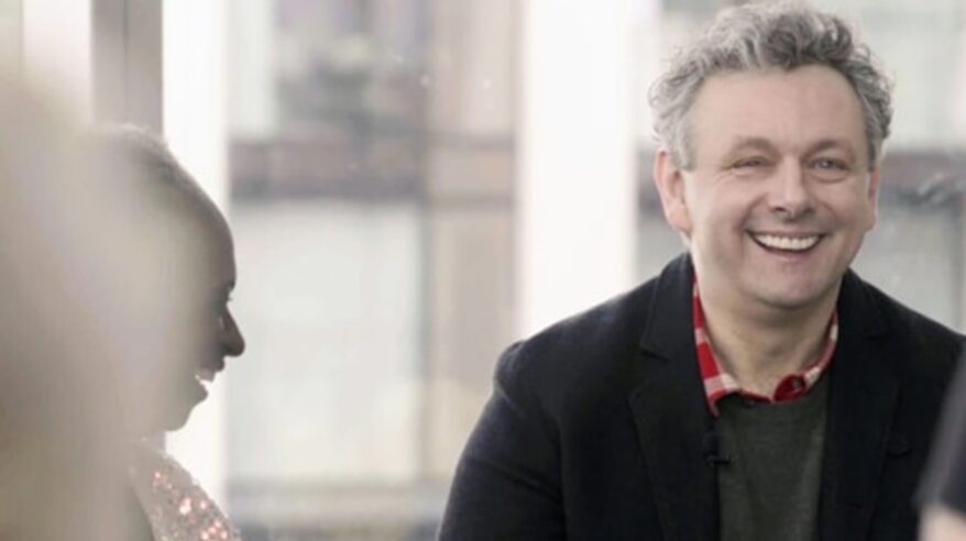 Actor Michael Sheen in interview show The Assembly