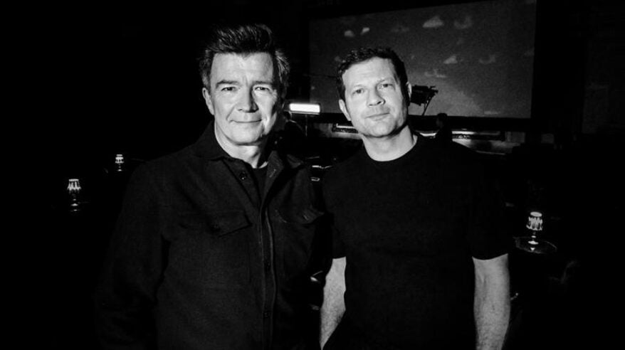 Rick Astley with Dermot O'Leary
