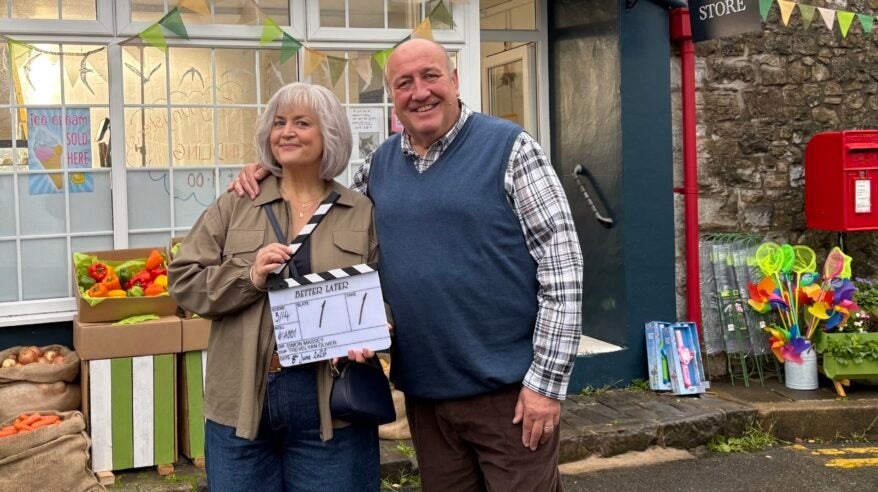 Filming underway for Ruth Jones and Steve Speirs Welsh BBC comedy