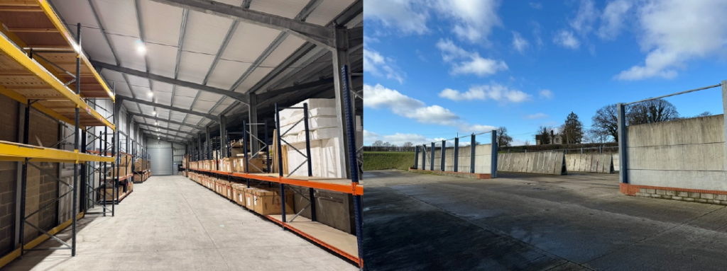 Images from Henden Manor prop storage facility