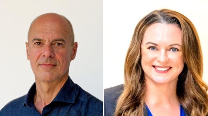 Simon Brown and Angela Muddle